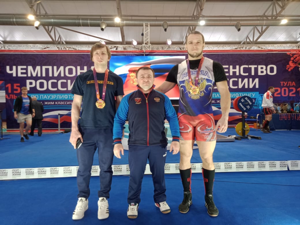 Константин Макаров и Семён Головачук - серебряные призёры чемпионата России по жиму